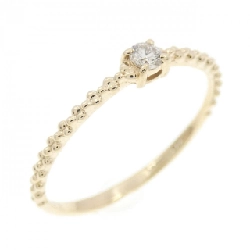 Nhẫn kim cương K10YG 0.05CT