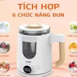 💎 UNIE UEK1081W – Ấm siêu tốc đa năng 6 chức năng, an toàn tuyệt đối, sang trọng tinh tế! 716108