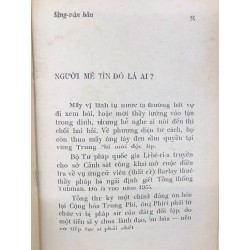 Tín quẩn chuyện đời - Đặng Vân Hầu ( bút danh của Nguyễn Mạnh Côn )