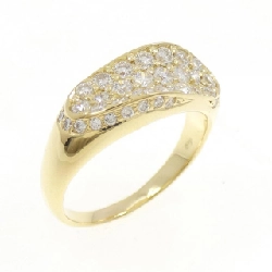 Nhẫn kim cương Pavé K18YG 0.80CT