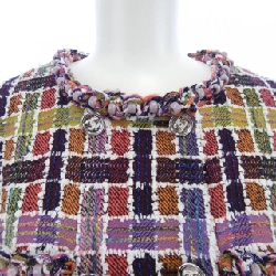 Áo khoác không cổ CHANEL METIERS D'ART P75234V66763 633412