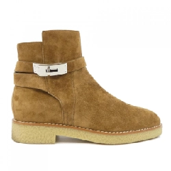 HERMES Elmes Theo dõi Kery Buckle 222086Z Giày boot - Hàng hiệu Chính hãng