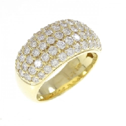 Nhẫn kim cương pavé K18YG 1.44CT - Hàng hiệu chính hãng