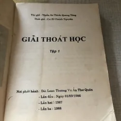 Giải thoát học-Tác giả Thiền sư Thích Quang Tông 960406