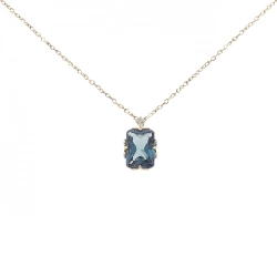 K10YG Blue Topaz Necklace - Hàng hiệu Authentic