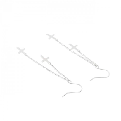 K14WG Khuyên tai chéo - Hàng hiệu Chính hãng 870824