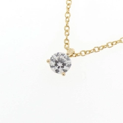 K18YG Solitaire Dây chuyền kim cương 0.200CT - Hàng hiệu Chính hãng 858620