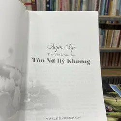 TUYỂN TẬP THƠ VĂN NHẠC HOẠ- TÔN NỮ HỶ KHƯƠNG 702777