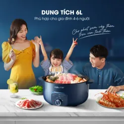 Nồi lẩu điện đa năng KALITE KL568 dung tích 6L cao cấp mới 100% 573248