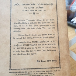 Cuộc Tranh Chấp Do Thái / Ả Rập và Kinh Thánh (Sách rất hiếm, có 102) 479016