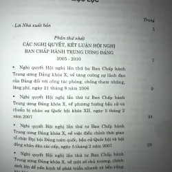 Các nghị quyết của trung ương Đảng 2005-2010 744822