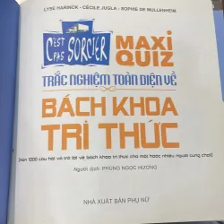 Sách hiếm : trắc nghiệm toàn diện về BÁCH KHOA TRI THỨC - maxi quiz - hơn 1000 câu hỏi 1027005