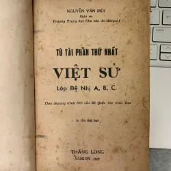 VIỆT SỬ LỚP ĐỆ NHỊ A, B, C - NGUYỄN VĂN MÙI 708224
