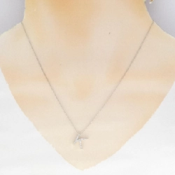 K18WG Chữ cái K Dây chuyền kim cương 0.15CT - Hàng hiệu Chính hãng 856239
