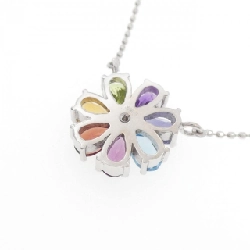 K18WG Hoa Đá Màu Dây Chuyền - Hàng hiệu Chính hãng 862417