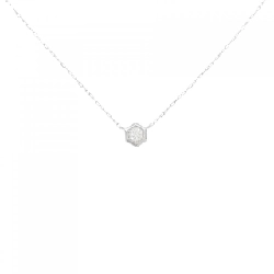 Dây chuyền kim cương K18WG 0.08CT - Hàng hiệu Chính hãng