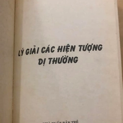 Sách Lý giải các hiện tượng dị thường - Đỗ Kiến Cường 307057