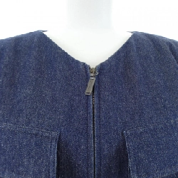 CHANEL IDENTFICATION P14592V08345 00C Áo khoác denim - Hàng hiệu Authentic 808935