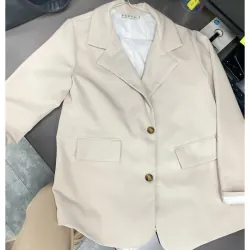 MỚI 98%***ÁO VEST NỮ BLAZER MÀU SÁNG BE* SIZE M *TẶNG QUÀ 0Đ FREESHIP 591545