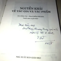 Nguyễn Khải về tác gia và tác phẩm  937320