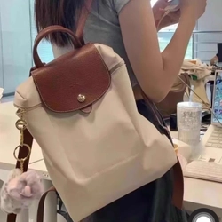 Balo Longchamp nữ màu be nâu 275111