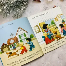 Set 6 𝐔𝐬𝐛𝐨𝐫𝐧𝐞 𝐅𝐚𝐫𝐦𝐲𝐚𝐫𝐝 𝐓𝐚𝐥𝐞𝐬 Cuộc sống vui nhộn ở nông trại Apple Tree 706194