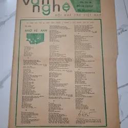 Báo Văn Nghệ số 14 (1222) - Tố Hữu - Thơ