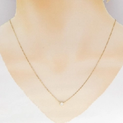 K18YG Solitaire Dây chuyền kim cương 0.14CT - Hàng hiệu Chính hãng 859734