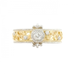 Nhẫn kim cương K18YG/PT900 0.10CT - Hàng hiệu Authentic 852719