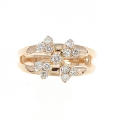 Nhẫn kim cương K18PG hoa 0.30CT 672397