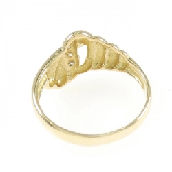 Nhẫn kim cương K18YG 0.06CT 668561