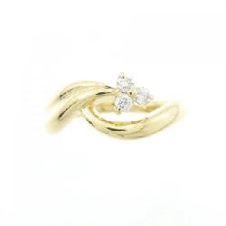 Nhẫn kim cương K18YG 0.10CT 672054