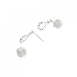 K18WG Bông tai kim cương 0.20CT - Hàng hiệu Authentic 870253