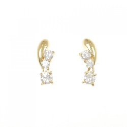 Bông tai kim cương K18YG 0.62CT - Hàng hiệu Chính hãng