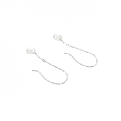 K18WG Bông tai kim cương - Hàng hiệu Chính hãng 868008