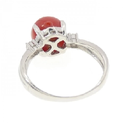 Nhẫn san hô PT900 8.8mm 672270