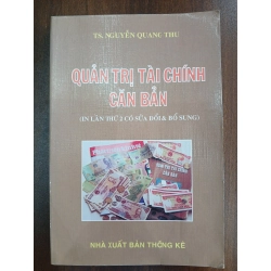 Quản trị tài chính căn bản<br>TS. Nguyễn Quang Thu 539494