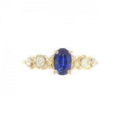 Nhẫn Sapphire K18YG 0.60CT 669382
