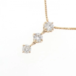 K18PG Dây chuyền kim cương 0.30CT - Hàng hiệu Chính hãng 858263