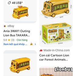 Đồ chơi dành cho trẻ từ 3 tuổi
Lion BUS forest adventure 