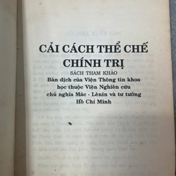 CẢI CÁCH THỂ CHẾ CHÍNH TRỊ 530324