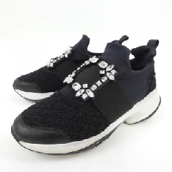 Giày sneaker ROGER VIVIER Viv' Run Strass Buckle - Hàng hiệu Authentic 829107