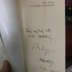 Độc thoại của Marilyn Monroe- có chữ ký  1002892