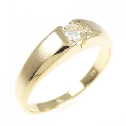 Nhẫn kim cương 750YG 0.18CT - Hàng hiệu Authentic