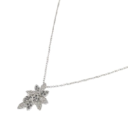 K18WG Dây chuyền kim cương 0.553CT - Hàng hiệu Authentic 860192