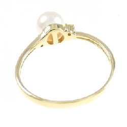 Nhẫn ngọc trai Akoya K18YG 6mm 670555