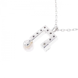 K18WG Ngọc trai Akoya Dây chuyền 3.1mm - Hàng hiệu Chính hãng 858259