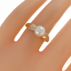 Nhẫn ngọc trai Akoya K18YG 6.9mm - Hàng hiệu Authentic 851304