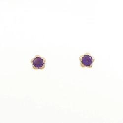 K18YG Amethyst Earrings - Hàng hiệu Authentic