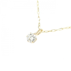 K18YG Solitaire Dây chuyền kim cương 0.05CT - Hàng hiệu Chính hãng 868617